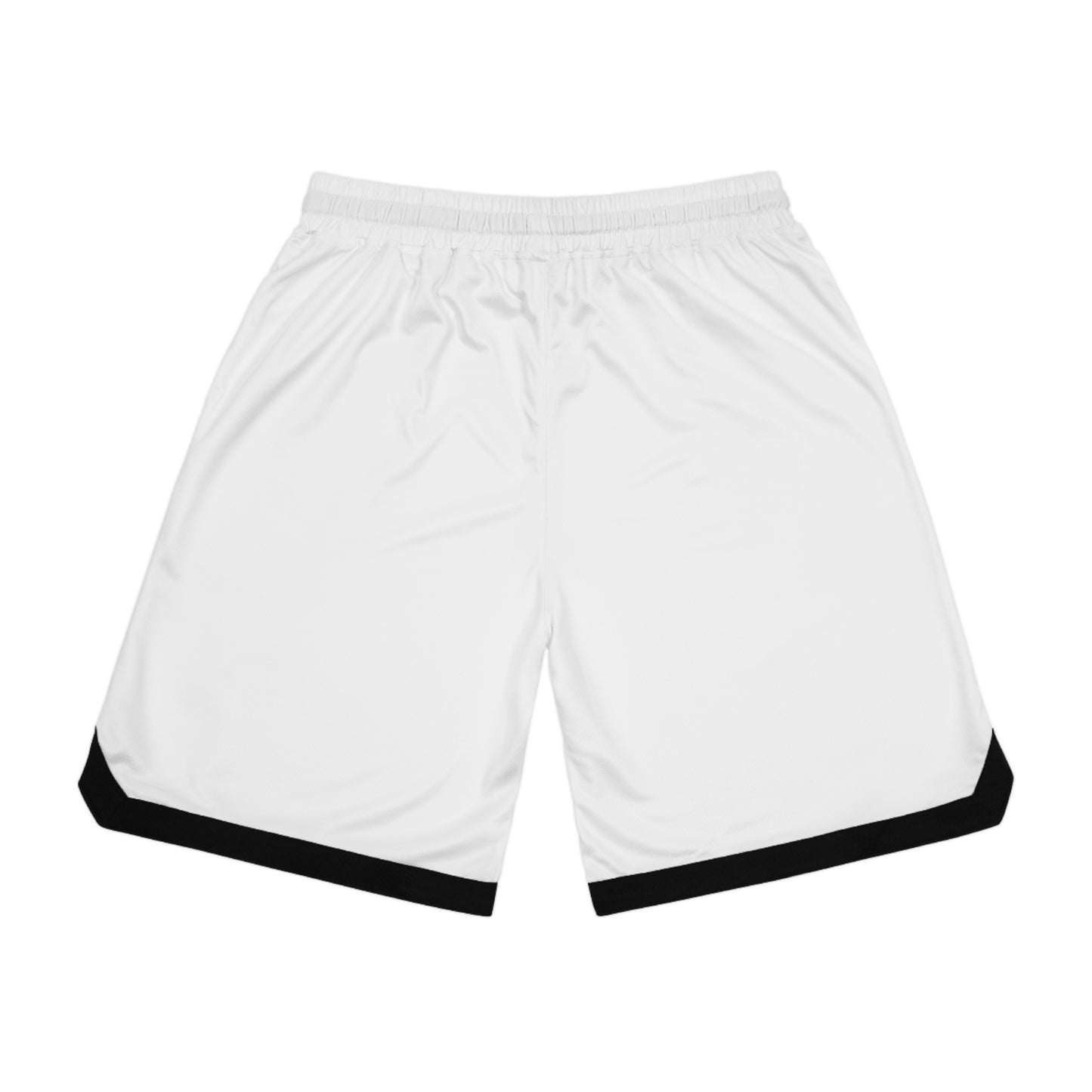 Summer Pulse White Basketball Rib Shorts