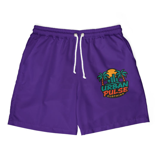 Summer Pulse Purple Men Swim Shorts
