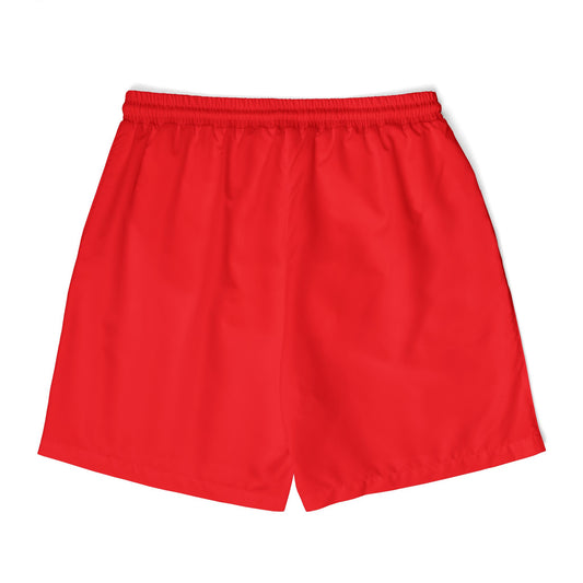 Summer Pulse Red Men Swim Shorts